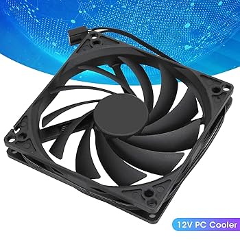 Amazon.co.jp: T opiky 10cm CPUラジエーター冷却ファン、PWM4